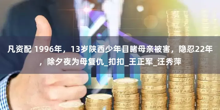 凡资配 1996年，13岁陕西少年目睹母亲被害，隐忍22年，除夕夜为母复仇_扣扣_王正军_汪秀萍